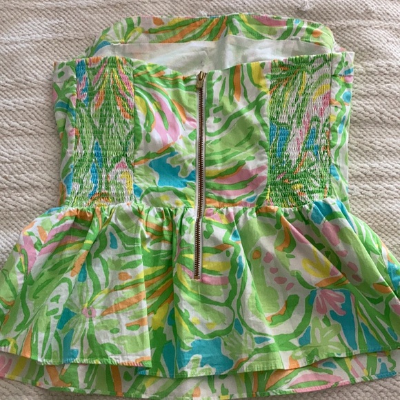 Lilly Pulitzer strapless top - Picture 2 of 5